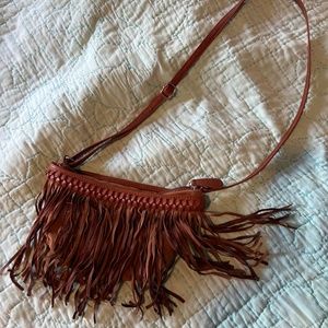 Small Faux Suede Purse